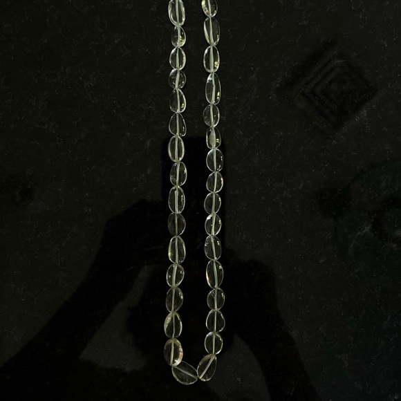 Rare and beautiful Green Amethyst, necklace, and earring set - Picture 7 of 11